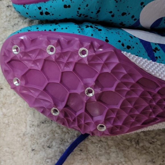 COPY - Nike Zoom Rival S 9Hyper Jade Paint Splatter - Picture 3 of 10